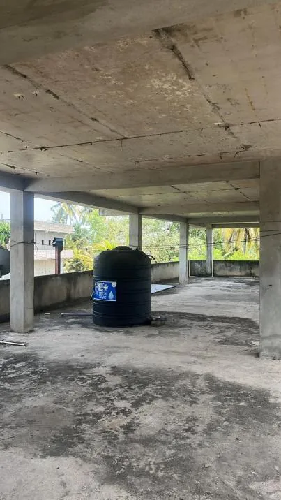 The bare concrete shell before MiRA Mirissa was built