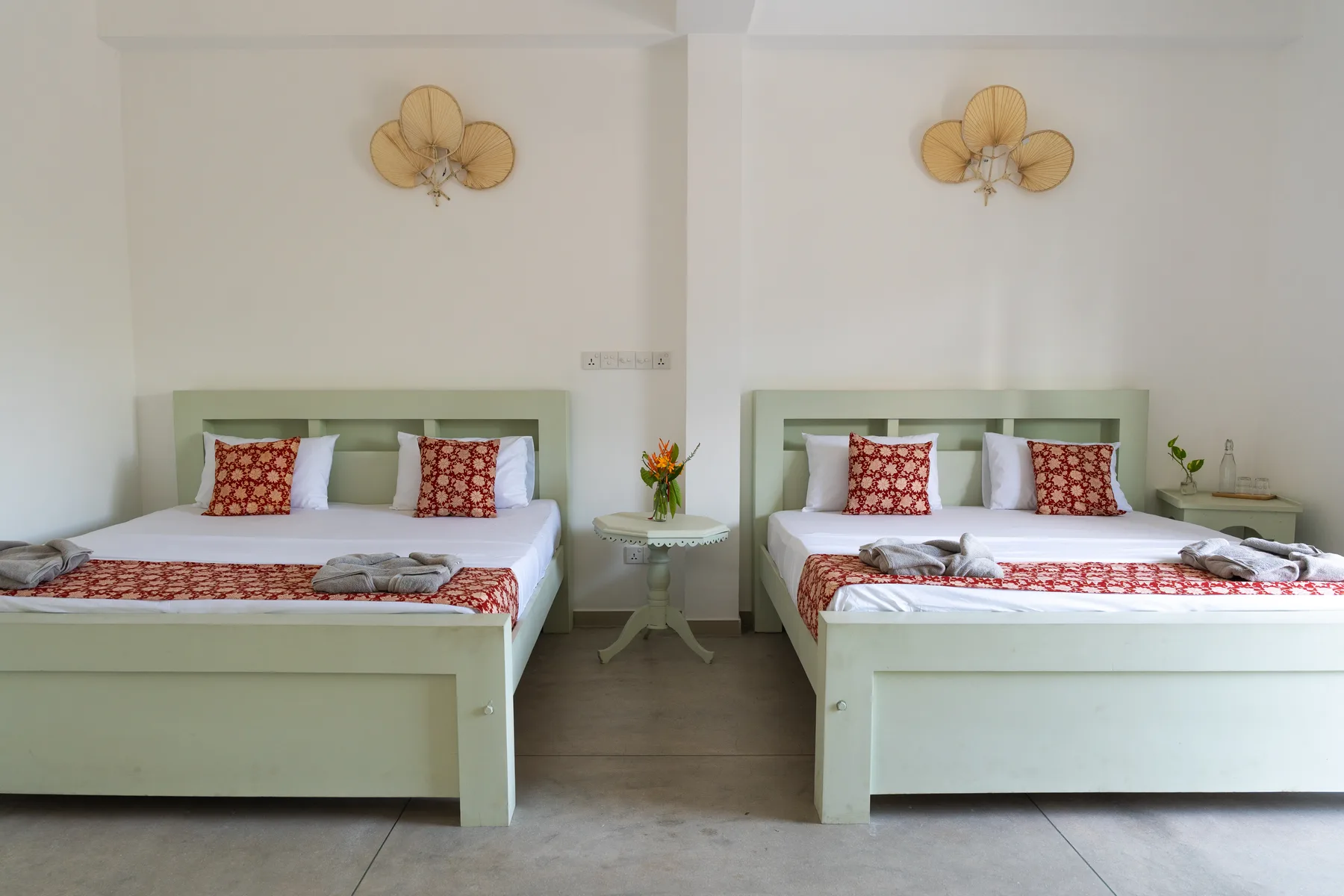 Private twin room at MiRA Mirissa, Mirissa, Sri Lanka