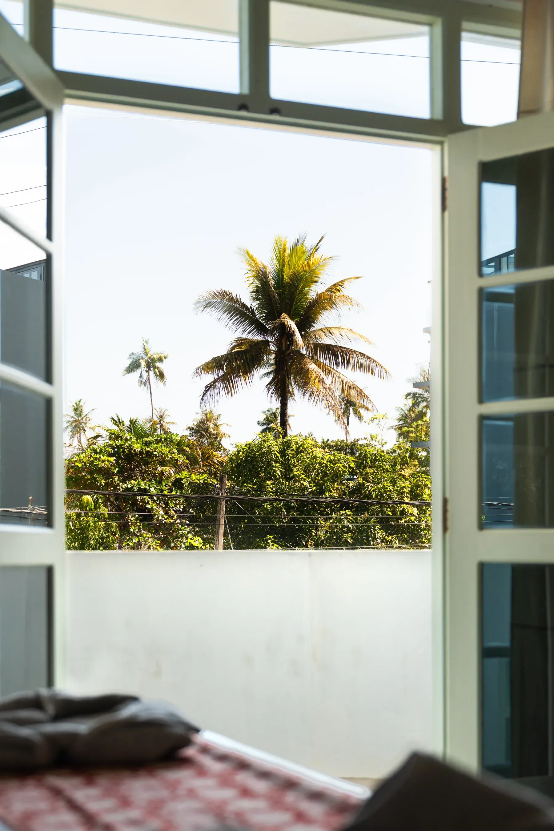 Balcony view from a private room at MiRA Mirissa